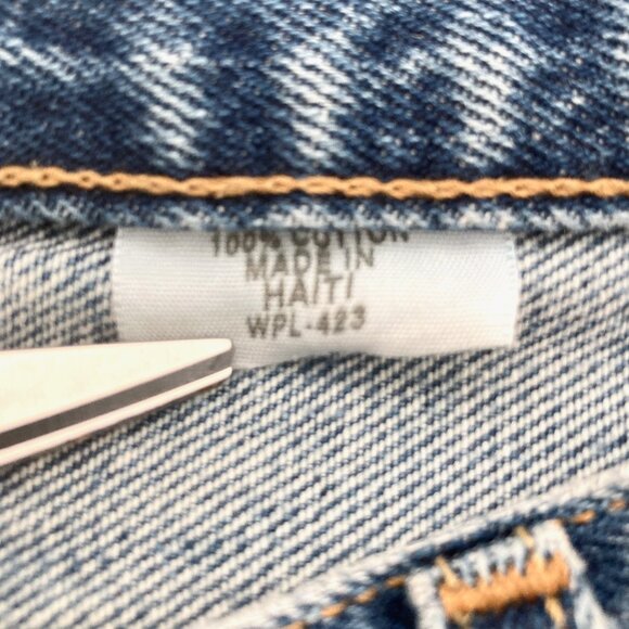 Vintage LEVI'S 501 Classic Straight Leg Ankle Jeans Blue - Picture 4 of 14